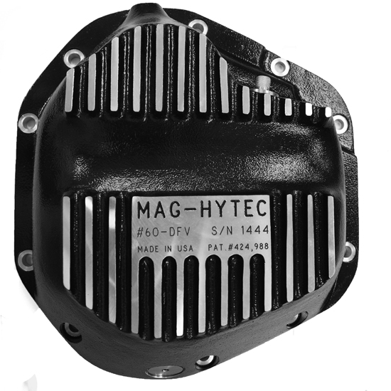 Mag-Hytec Black Chrysler 10 Bolt Dana 60DF Differential Cover - Click Image to Close